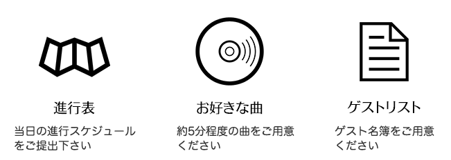 エンドロールで用意するもの