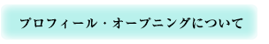 プロフィールビデオ・オープニングビデオについて